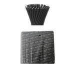 Cocktail slamke papirnate kratke 15cm crne