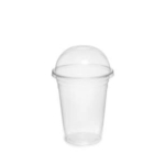 Plastične čaše sa kupolom,kupolasti poklopac - poklopci za smoothie čaše 500ml