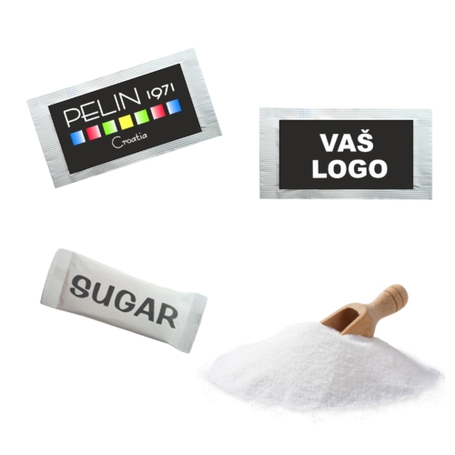 ugostiteljski bijeli šećer s tiskom,logotipom,printom