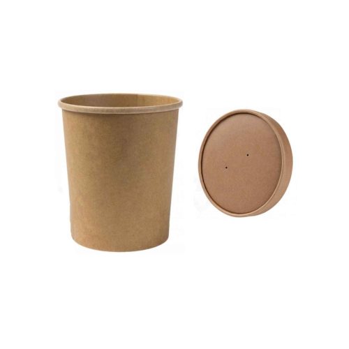 kraft posude za juhu,varivo,tekuća jela,biorazgradiva ambalaža za juhe