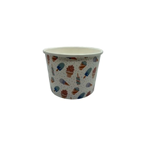 papirnata posuda čaša šalica za sladoled s tiskom